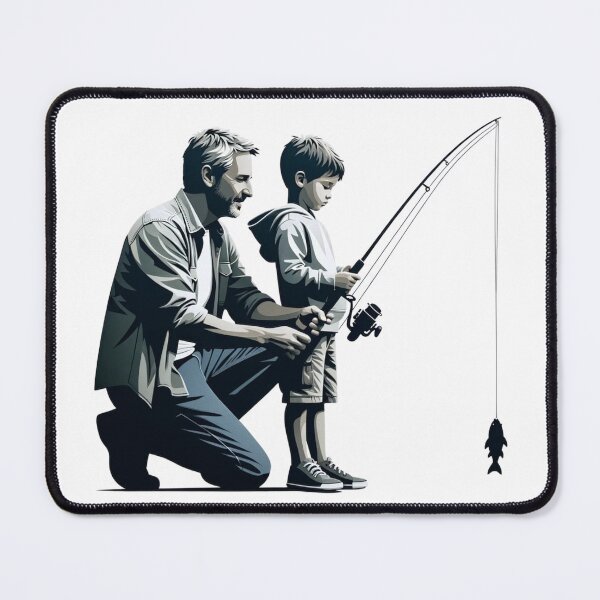 Artikelvorschau, Father and Son Fishing entworfen und verkauft von Talorth.