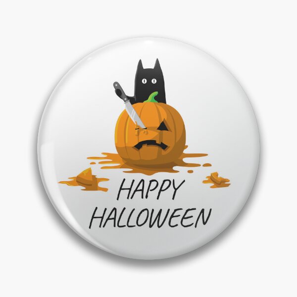 Item preview, Happy Halloween Pumpkin Cat Killer | White designed and sold by Teenker.