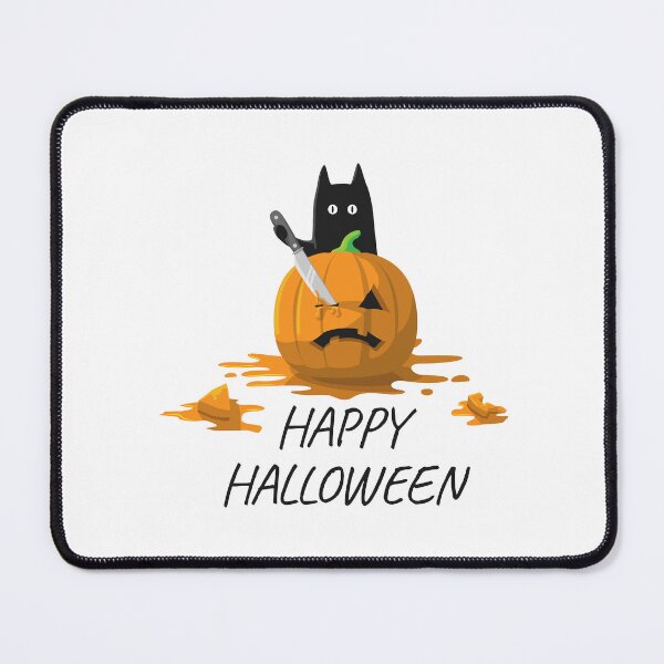 Item preview, Happy Halloween Pumpkin Cat Killer | White designed and sold by Teenker.