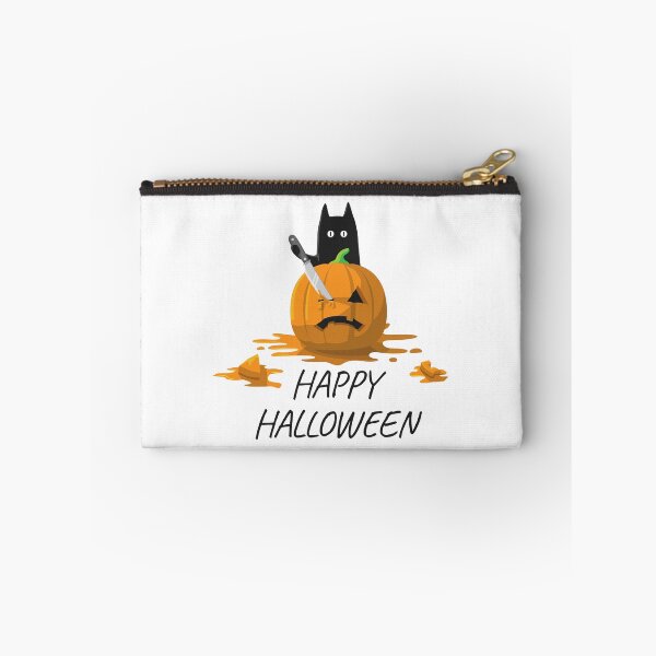 Item preview, Happy Halloween Pumpkin Cat Killer | White designed and sold by Teenker.