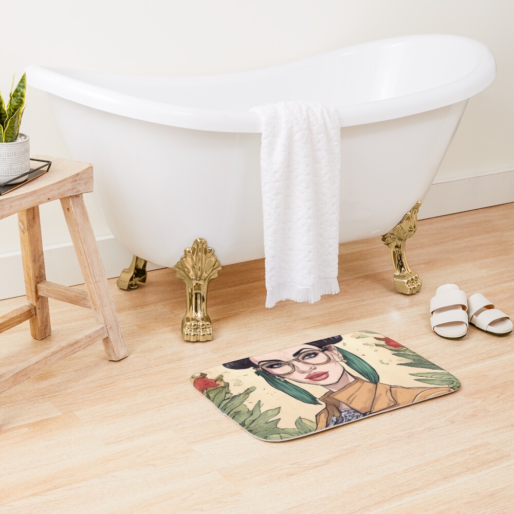 Item preview, Bath Mat designed and sold by RaphDesign.