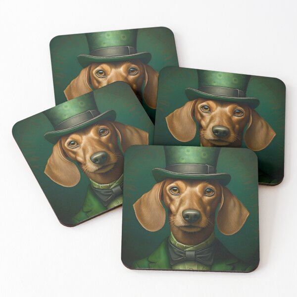 Item preview, Dackel mit Zylinder designed and sold by Pixelartistin.