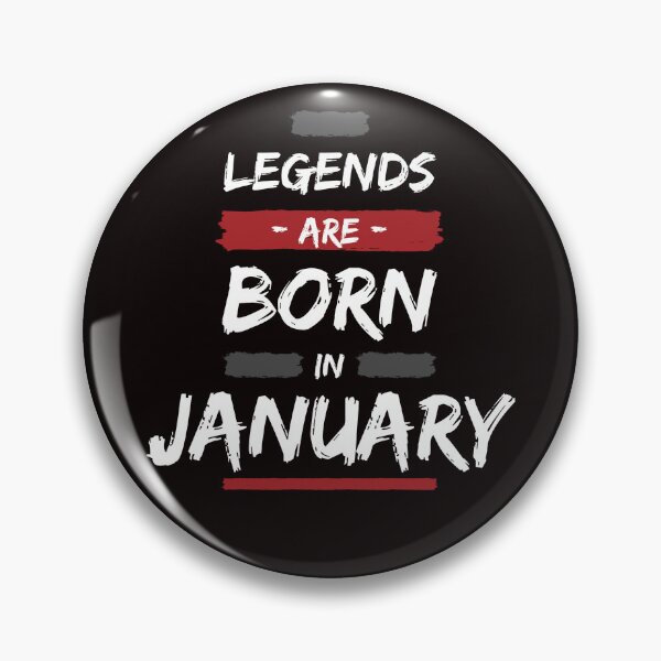 Item preview, Legends are born in January designed and sold by Studio29shirts.