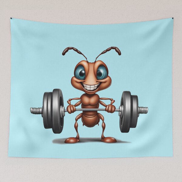 Item preview,  Bodybuilder ant designed and sold by StyleSketch.