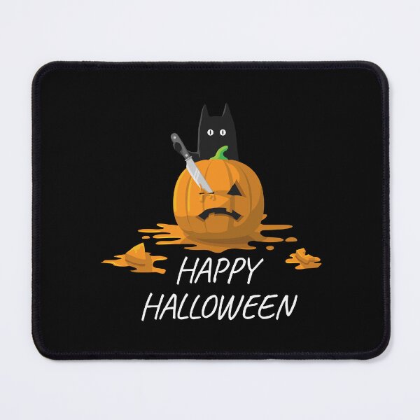 Item preview, Happy Halloween Pumpkin Cat Killer | Black designed and sold by Teenker.