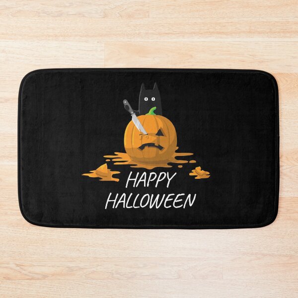 Item preview, Happy Halloween Pumpkin Cat Killer | Black designed and sold by Teenker.