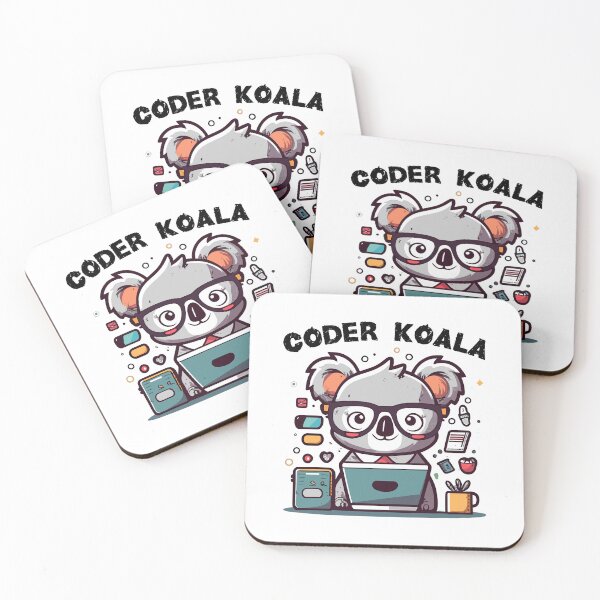 Item preview, Coder Koala designed and sold by tinytwist.