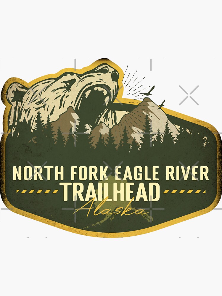 Eagle River Kiss-Cut Stickers Eagle River Kiss-Cut Stickers