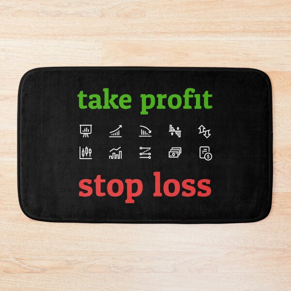 Item preview, Take Profit Stop Loss with trader icon full color designed and sold by WorakamonStudio.