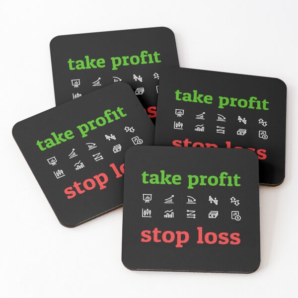 Item preview, Take Profit Stop Loss with trader icon full color designed and sold by WorakamonStudio.