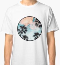 Sunset Palm Tree Circular Classic T-Shirt