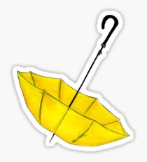 The Yellow Umbrella Sticker