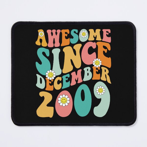 Item preview, Awesome Since December 2009 | Made In 2009 | Retro Groovy Birthday designed and sold by Christina-grich.