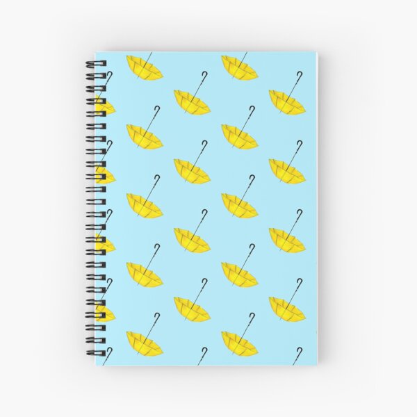 The Yellow Umbrella Spiral Notebook