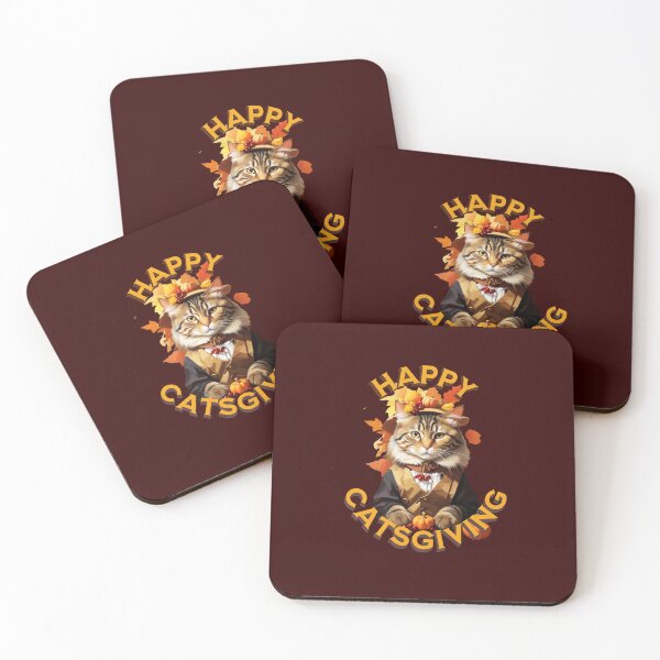 Item preview, Happy Catsgiving Thanksgiving Shirt for Cat Lovers designed and sold by Encore2wo.