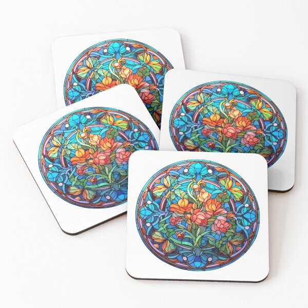 Item preview, Floral Stained Glass designed and sold by OutbreakDesigns.