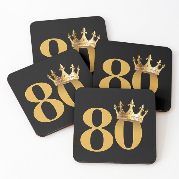 Artikelvorschau, 80. Geburtstag und eine Krone entworfen und verkauft von iclipart.