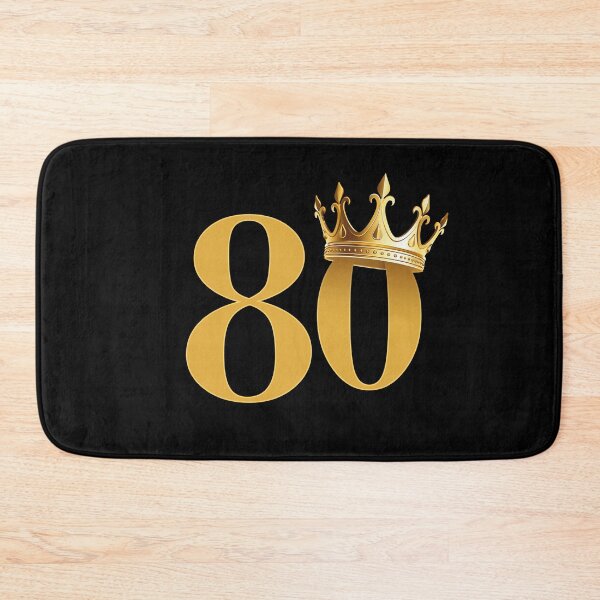 Item preview, 80th Birthday and a crown  designed and sold by iclipart.