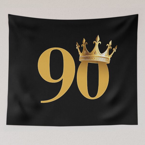 Item preview, 90th Birthday and a crown  designed and sold by iclipart.