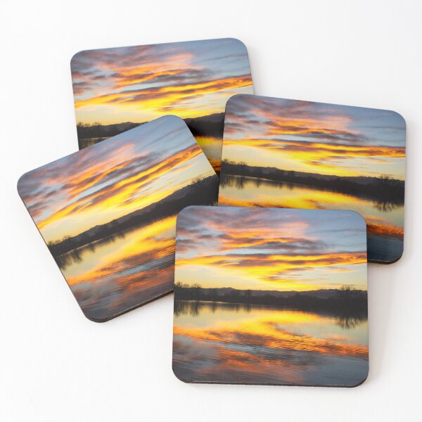 Item preview, St. Vrain State Park Reflections at Golden Hour designed and sold by Maritza Morales.
