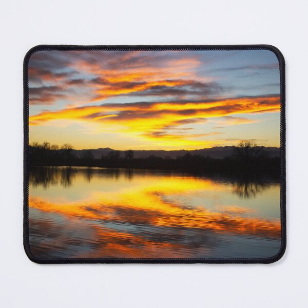 Item preview, St. Vrain State Park Reflections at Golden Hour designed and sold by Maritza Morales.