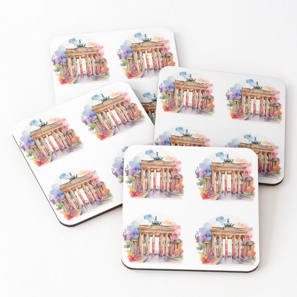 Item preview, Brandenburg gate - Germany, Berlin, watercolor designed and sold by desinganddecor.