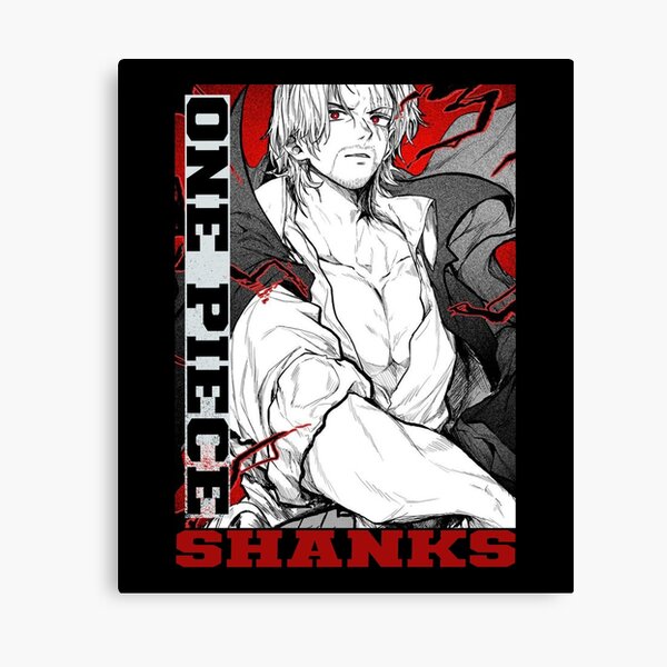 One Piece Red Hair Shanks and Black Hair Dracule Mihawk – GL Canvas Print  Art