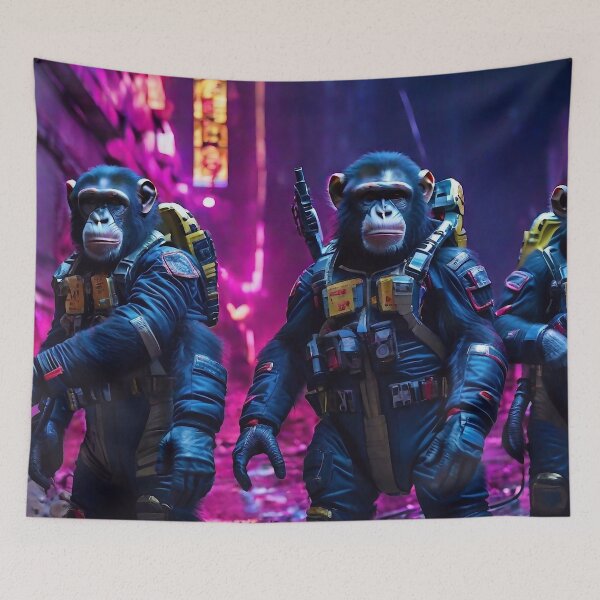 Item preview, Chimpanzee soldiers designed and sold by M-Y-A-R-T-.