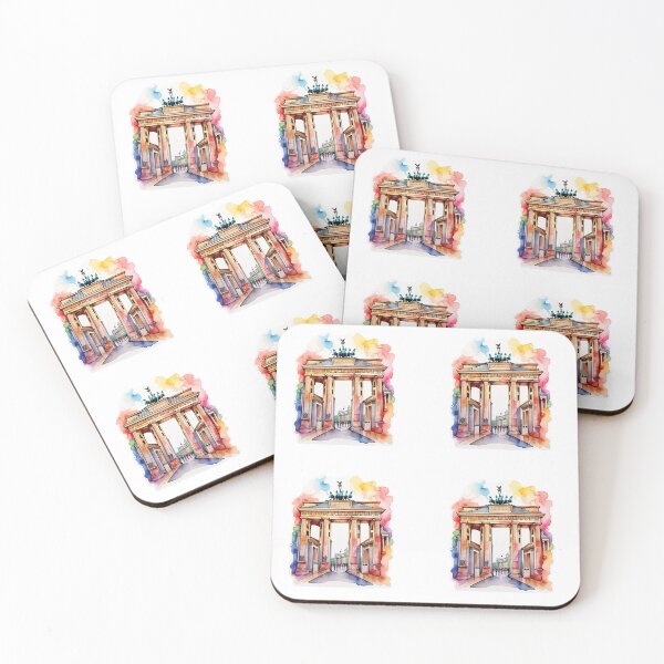 Item preview, Brandenburg gate - Germany, Berlin, watercolor designed and sold by desinganddecor.