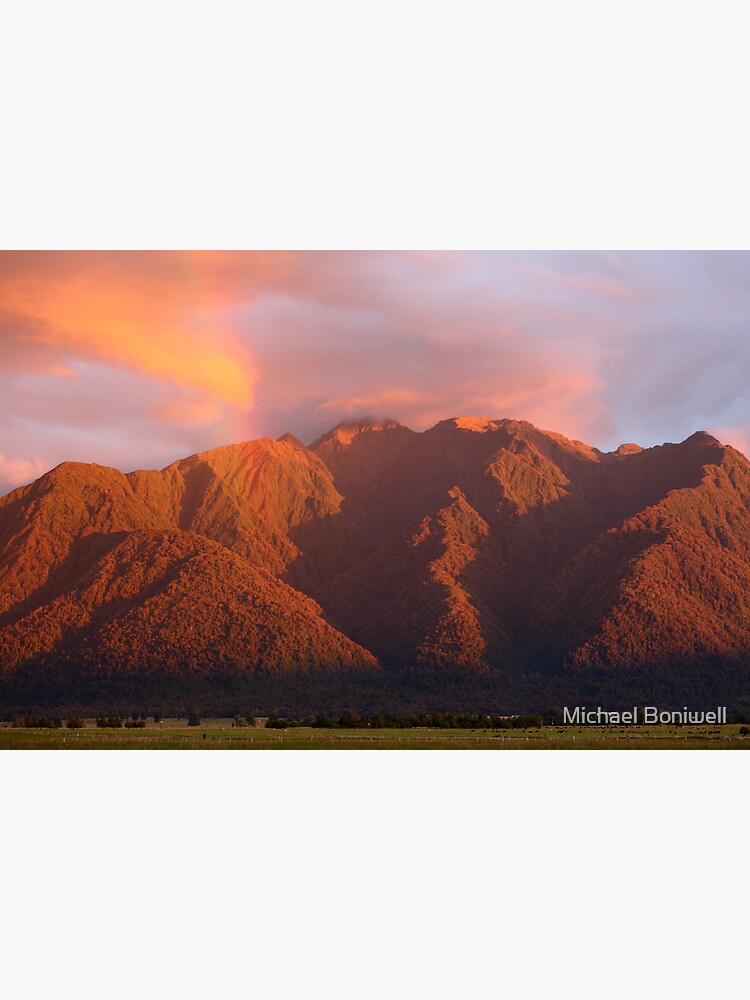 Fox Glacier Valley Sunset, South Island, New Zealand by Chockstone