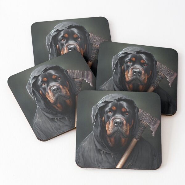 Item preview, Rottweiler mit Axt designed and sold by Pixelartistin.