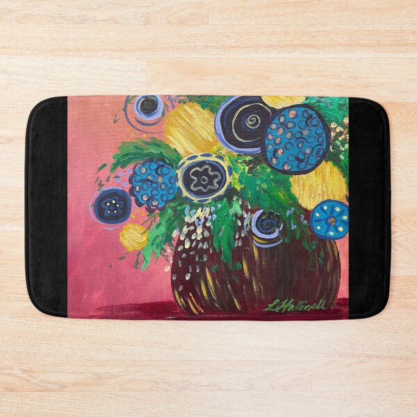 Item preview, Whimsical Flower Still Life #2 Acrylic Painting designed and sold by LindenTreeGifts.