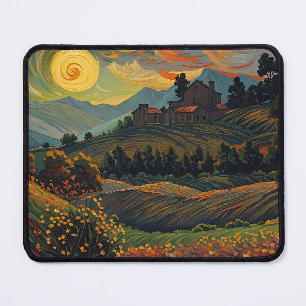 Item preview, Country Landscape, impasto, Ai Generated Art  designed and sold by ACC .