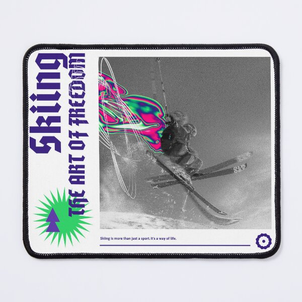 Item preview, Skiing , the art of freedom designed and sold by CarvePrint.
