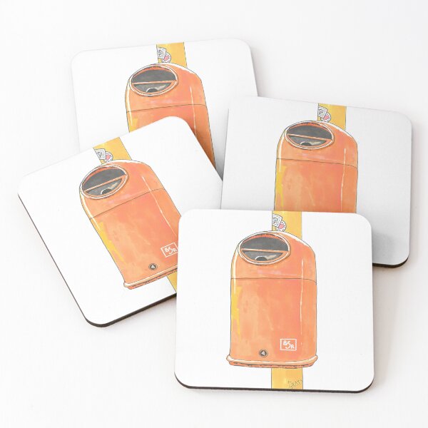 Item preview, Berlin trashcan with markers designed and sold by merak-noia.