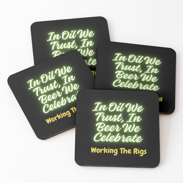Item preview, In Oil We Trust, In Beer We Celebrate designed and sold by MarieSusan.