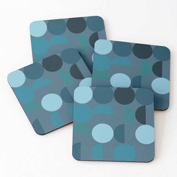 Item preview, Circular Geometry Pattern Dark Blue designed and sold by joymikim.