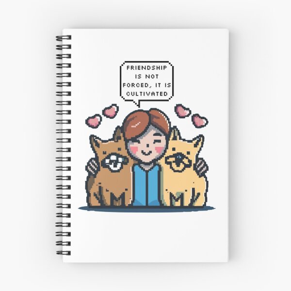Item preview, Friendship is not forced, it is cultivated | Pixel Style designed and sold by CircinusStore.