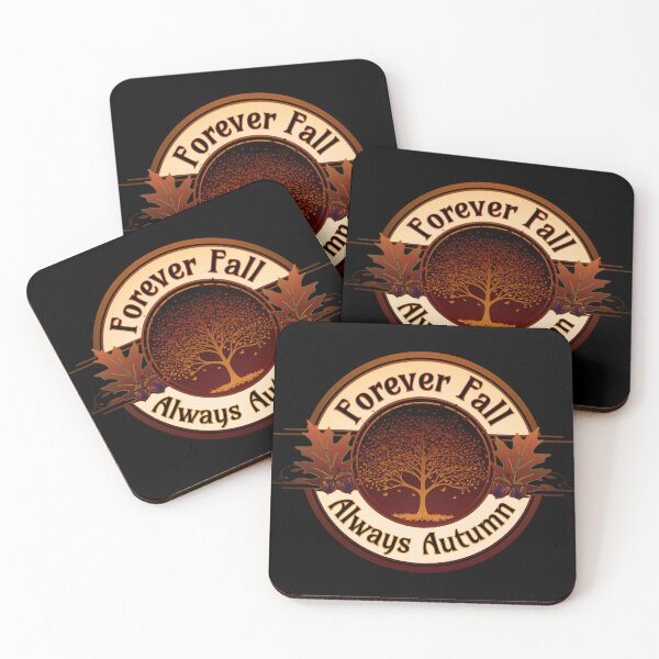 Item preview, Forever Fall Always Autumn Tree Badge designed and sold by MythikCreationz.