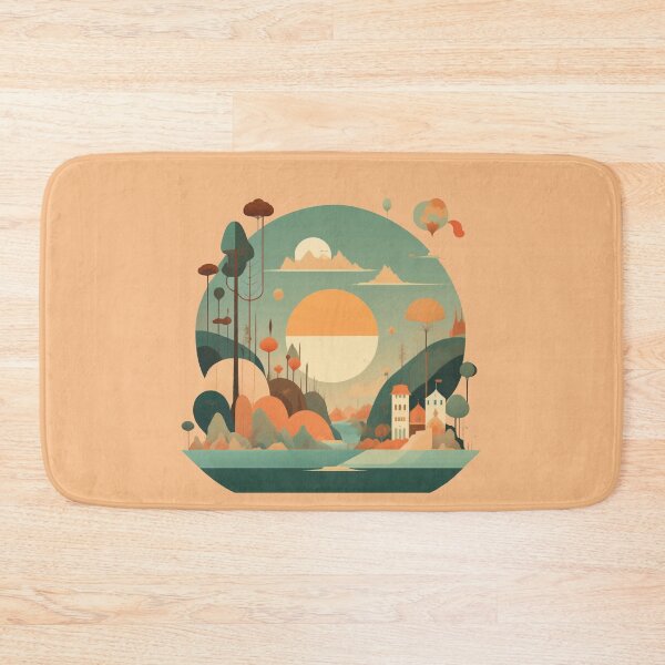 Item preview, Village in an Enchanted Forest designed and sold by XikilloconX.