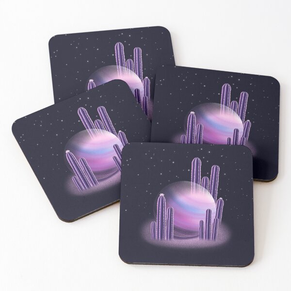 Item preview, Mysterious Pink Cactus Planet designed and sold by LJArtworkDesign.