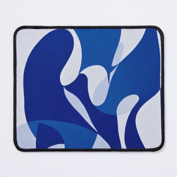 Item preview, Blue abstract shapes designed and sold by jsebouvi.