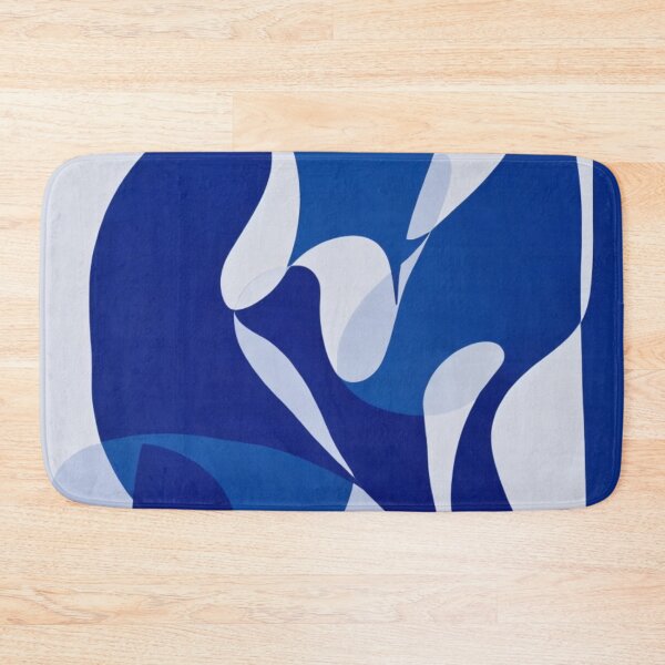 Item preview, Blue abstract shapes designed and sold by jsebouvi.