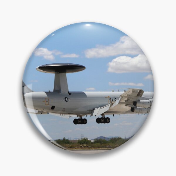 Item preview, STK109286M-An E-3 Sentry AWACS prepares to land. designed and sold by StocktrekImages.