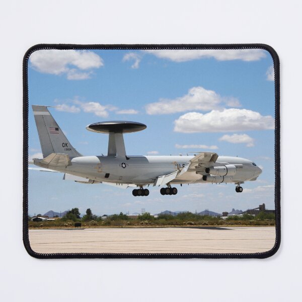 Item preview, STK109286M-An E-3 Sentry AWACS prepares to land. designed and sold by StocktrekImages.