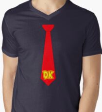 DK Tie - Donkey Kong Tie T-Shirt Men's V-Neck T-Shirt