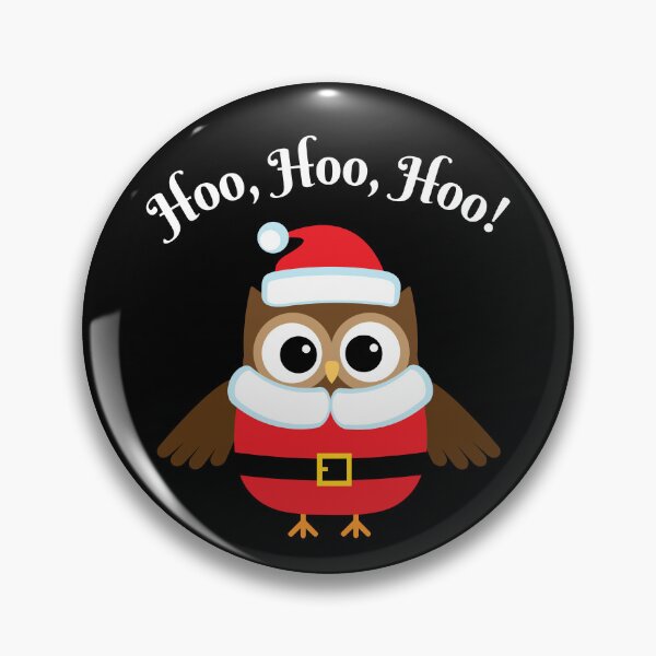 Aperçu de l'œuvre Hoo, Hoo, Hoo Noël Père Noël Hibou créée et vendue par AStar17.