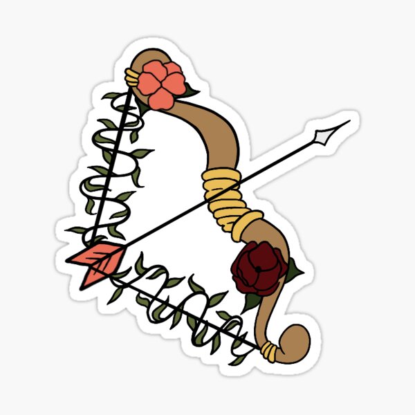 Item preview, BOOKWORM FANTASY BOW AND ARROW  designed and sold by diyposters.
