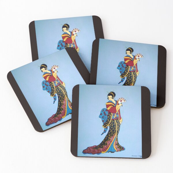 Item preview, Geisha with fan designed and sold by Shulie1.