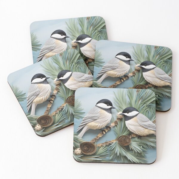 Item preview, Chickadees designed and sold by LittleFirework.